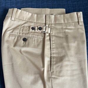 Thom Browne Beige/Tan Chinos with Side Adjuster
